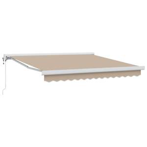 Markiza wysuwana Beżowy 300 x 250 x 165 cm Tkanina i Metal
