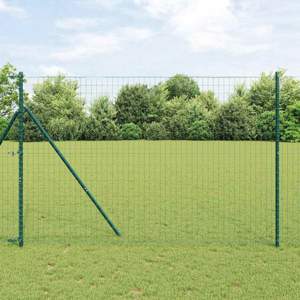 Euro Fence Ground Fix 10 x 1,5 m Stal pokryta PVC zielony
