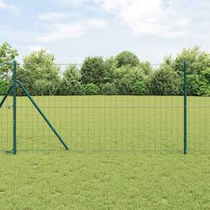 Euro Fence Ground Fix 10 x 1,4 m Stal pokryta PVC zielony
