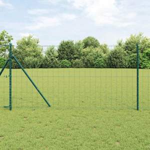 Euro Fence Ground Fix 10 x 1 m Stal pokryta PVC zielony Siatka