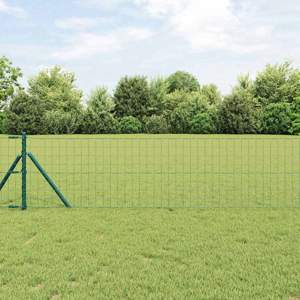 Euro Fence Ground Fix 25 x 0,8 m Stal pokryta PVC zielony