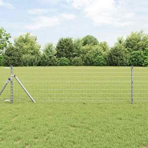 Euro Fence Ground Fix 10 x 0,4 m Stal ocynkowana srebrny Siatka