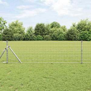 Euro Fence Ground Fix 50 x 0,6 m Stal ocynkowana srebrny Siatka