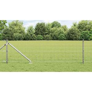 Zewnętrzne ogrodzenie Euro z kolcami 10 x 0,6 m Stal ocynkowana