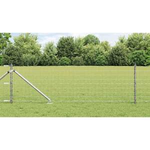 Zewnętrzne ogrodzenie Euro z kolcami 10 x 0,8 m Stal ocynkowana