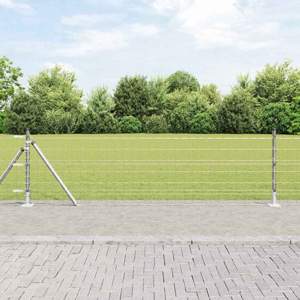 Zewnętrzna Euro Ogrodzenie z Betonową Podawej 10 x 0,6 m Siatka