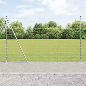 Ogrodzenie z drutu spawanego z betonową podstawą 25 x 1,5 m