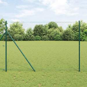 Sześcioramienna podstawa ogrodzenia 50 x 1,5 m Stal pokryta PVC