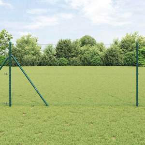 Sześcioramienna podstawa ogrodzenia 100 x 1 m Stal pokryta PVC