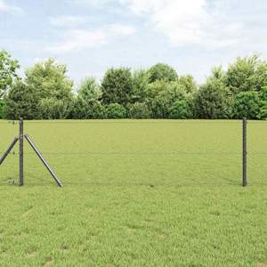 Sześcioramienna podstawa ogrodzenia 10 x 0,6 m Stal pokryta PVC