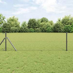 Sześcioramienna podstawa ogrodzenia 10 x 0,6 m Stal pokryta PVC