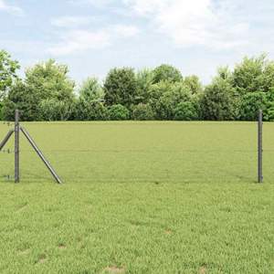 Sześcioramienna podstawa ogrodzenia 10 x 0,8 m Stal pokryta PVC