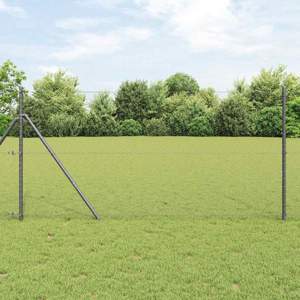 Sześcioramienna podstawa ogrodzenia 25 x 1,2 m Stal pokryta PVC