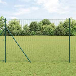 Sześcioramienna podstawa ogrodzenia 50 x 1,5 m Stal pokryta PVC
