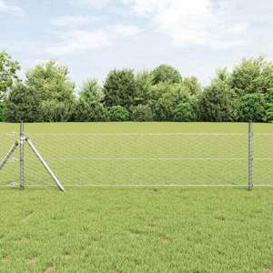 Sześcioramienna podstawa ogrodzenia 10 x 0,8 m Stal ocynkowana
