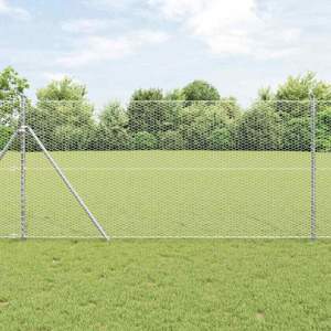 Sześcioramienna podstawa ogrodzenia 10 x 1 m Stal ocynkowana