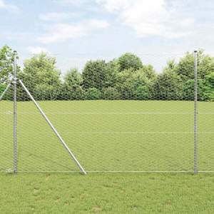 Sześcioramienna podstawa ogrodzenia 10 x 1,5 m Stal ocynkowana