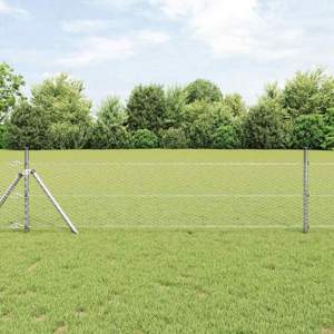 Sześcioramienna podstawa ogrodzenia 25 x 0,4 m Stal ocynkowana