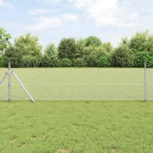 Sześcioramienna podstawa ogrodzenia 25 x 0,8 m Stal ocynkowana