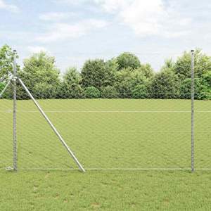 Sześcioramienna podstawa ogrodzenia 50 x 1,5 m Stal ocynkowana
