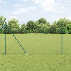 Sześciokątne ogrodzenie z słupkiem 10 x 1,6 m Stal pokryta PVC