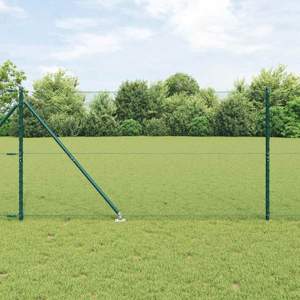 Sześciokątne ogrodzenie z słupkiem 25 x 1,2 m Stal pokryta PVC
