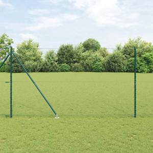 Sześciokątne ogrodzenie z słupkiem 50 x 1,6 m Stal pokryta PVC