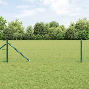 Sześciokątne ogrodzenie z słupkiem 100 x 0,8 m Stal pokryta PVC