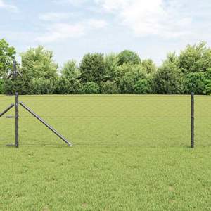 Sześciokątne ogrodzenie z słupkiem 10 x 0,6 m Stal pokryta PVC