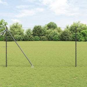 Sześciokątne ogrodzenie z słupkiem 10 x 1,6 m Stal pokryta PVC