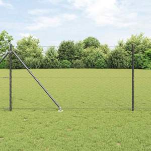 Sześciokątne ogrodzenie z słupkiem 50 x 1,2 m Stal pokryta PVC