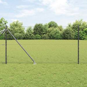 Sześciokątne ogrodzenie z słupkiem 50 x 1,4 m Stal pokryta PVC