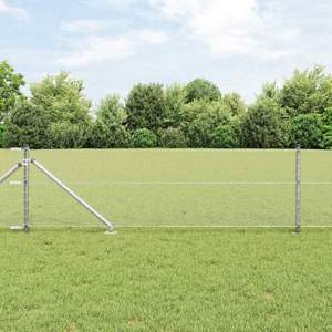 Sześciokątne ogrodzenie z słupkiem 100 x 0,6 m Stal ocynkowana