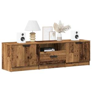 Szafka pod telewizor, stare drewno, 140x35x40 cm