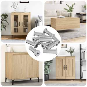 Nakretka Zamkowa 2857 szt. Srebrny Stal