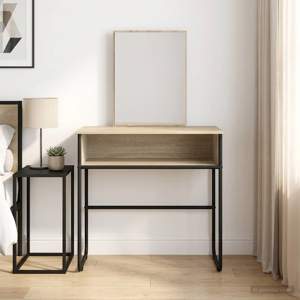 Toaletka dąb Sonoma 81 x 40 x 131 cm Drewno inżynieryjne