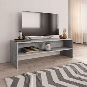 Szafka pod TV, betonowy szary, 120x40x40 cm