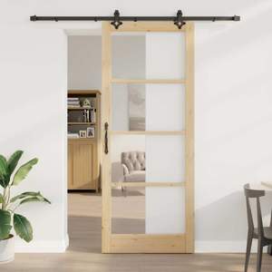 Drzwi przesuwne Naturalny 93 x 232 cm