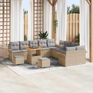 Zestaw Sof na Ogród 13 szt. 12-Liczba miejsc