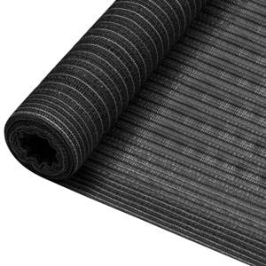 Siatka cieniująca, antracytowa, 3,6x25 m, HDPE, 195 g/m²