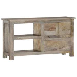 Szafka pod TV, 100x30x55 cm, lite drewno mango
