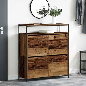 Szafka na buty 100 x 34 x 112 cm Drewno inżynieryjne