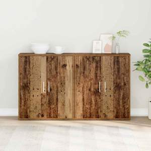 Bufet 2 szt. Stare drewno 60 x 31 x 70 cm Drewno inżynieryjne