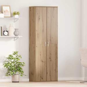 Highboard 60 x 35 x 180 cm Drewno inżynieryjne dąb artisan
