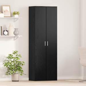Highboard 60 x 35 x 180 cm Drewno inżynieryjne Czarny dąb