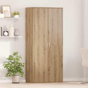 Highboard 80 x 39 x 178 cm Drewno inżynieryjne Dąb artisan