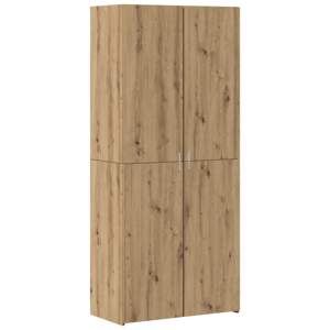 Highboard 2 szt. Dąb rzemieślniczy 80 x 42 x 185 cm