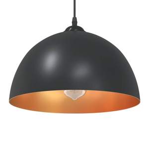 Lampy wiszące 2 szt. Regulowana wysokość E27 Czarny Metal