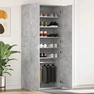 Szafka na buty 80 x 39 x 178 cm Drewno inżynieryjne
