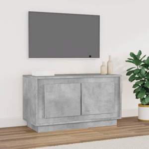 Szafka pod TV, szarość betonu, 80x35x45 cm